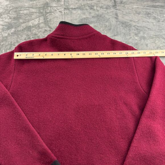 Lochaven of Scotland Sweater Men’s M 100% Lambswool Cabincore Thermal Burgundy - Picture 13 of 13